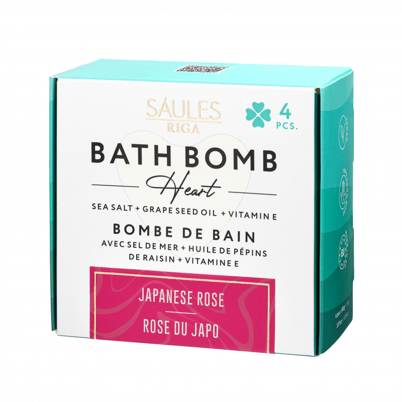 SAULES RIGA Bath Bomb Japanese Rose, buy with delivery.